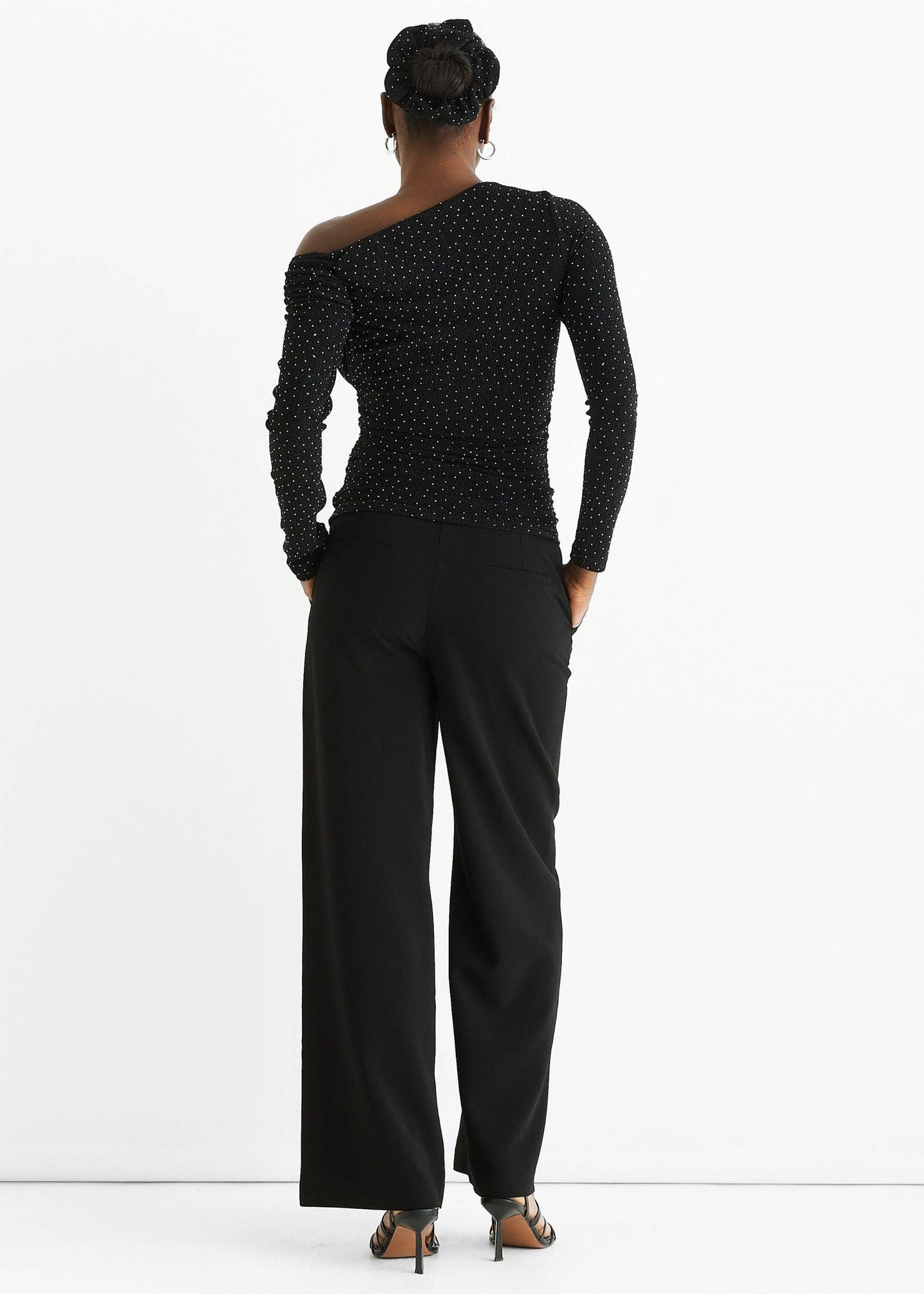 Sophie Diamante Slash Neck Top